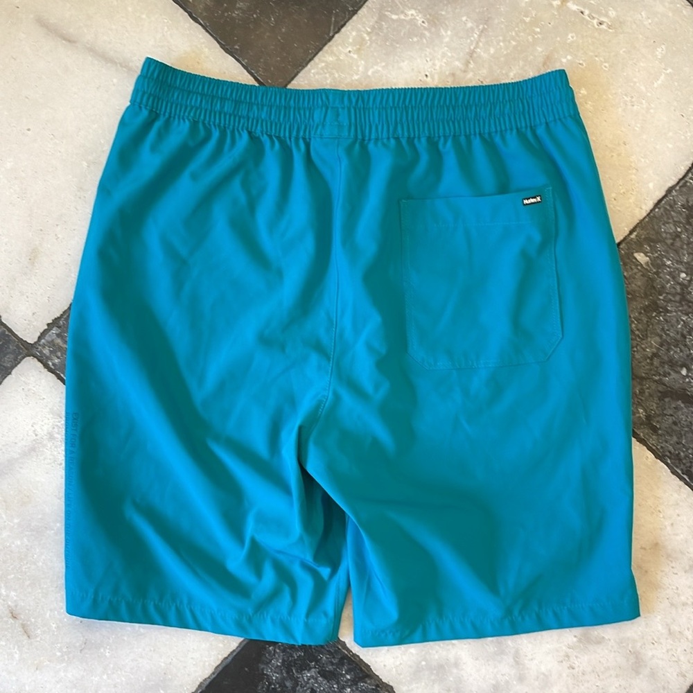 Blue Hurley Swimtrunks Small - Picture 2 of 3